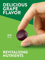 Nature's Truth Iron Gummies | 60 Count | Vegan, Non-GMO & Gluten Free Supplement | with Zinc & B Vitamins | Grape Flavor