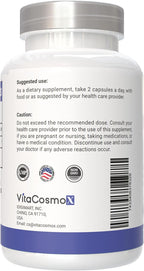 Nicotinamide 500mg Vitamin B3, 120 Capsules - Non-GMO, Gluten Free, Flush Free- 2 Packs