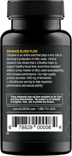 Nugenix Essentials L-Glutamine, 1500mg 100% Botanical L-Glutamine Amino Acid, Protein Synthesis, Supports Cellular Function, 120 Capsules