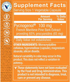 The Vitamin Shoppe Pycnogenol 100mg Antioxidant That Supports Cardiovascular, (30 Capsules)