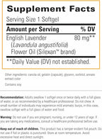 Integrative Therapeutics Lavela WS 1265 - Silexan Supplement for Sleep & Stress Support* - Lavender Essential Oil - 120 Softgels (120 Servings)