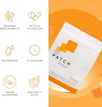 The Patch Remedy Focus Patch | Ginkgo Biloba, Acetyl-L-Carnitine, Bacopa, Magnesium L-Threonate, Green Tea | 30 Patches