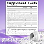 13-in-1 Myo Inositol & D-Chiro Inositol for Women PCOS,Hormonal Balance,2460mg-40:1 Ratio,Ovarian Health&Cycle Support Supplement Plus Alpha Lipoic Acid/Folate/Vitex/Magnesium/Multivitamin,120 Veg Cap