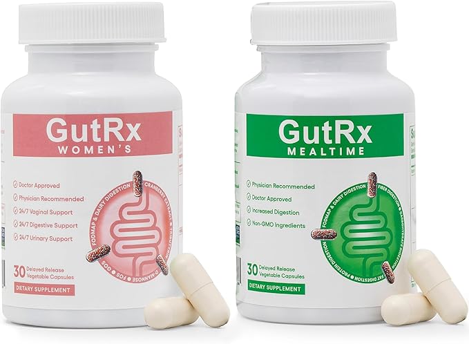 Women's Probiotic with Cranberry, D-Mannose & Prebiotics + Digestive Enzymes Lactase, Lipase & Bromelain for FODMAP, Carb, Fat & Protein Breakdown for Bloating, Gas & Food Sensitivities