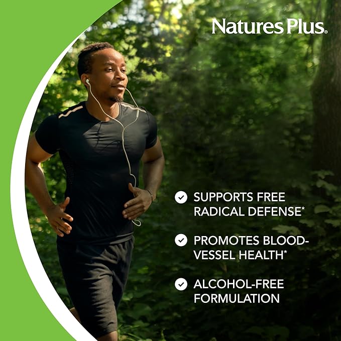 NaturesPlus Herbal Actives Grape Seed 25 mg Liquid Suspension - Vegan Drops, 1 fl oz - Vegetarian, Gluten-Free - 30 Servings