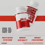 Huge Supplements KSM-66 Ashwaghanda, High Potency 5% Withanolides, 1000mg of Clinically Studied KSM66 (120 Capsules)