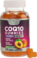 CoQ10 Gummies 100mg Per Serving - 3X Strength, High Absorption, Antioxidant Supplement for Heart Health Support & Energy Production, Ultra Coenzyme Q10 Vitamins, Coq 10 Supplements - 120 Gummies