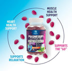 Magnesium Citrate Gummy - High Absorption Magnesium Gummies for Adults & Kids - Enhanced Bioavailability Form Mag Citrate Supplement - Improved Vegan Formula - Delicious Raspberry Flavor - 120 Gummies