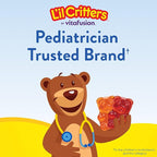 L'il Critters Gummy Vites Daily Kids Multivitamins Assorted Fruit Flavors for Ages 2+ Toddlers & Kids, Gummy Vitamin with Vitamin C and D, 95-190 Day Supply, 190 Gummies