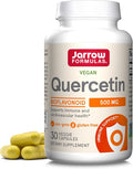 Jarrow Formulas Quercetin 500mg Capsules - 30 Veggie Caps - Supports Antioxidant Status, Cardiovascular Health & Immune Health - 30 Servings