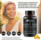 Primitive Scientific Nordic Pure Oil Complex (60 Fish Oil Capsules) for Brain, Immunity & Vision - Heart Supplement w/EPA, DHA, Vitamin D3, Choline - Omega 3 Supplements