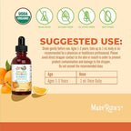 MARYRUTH'S Organic Toddler Vitamin C Drops for Immunity | Ages 1-3 Years | 15 mg Per Serving | Vitamin C for Immune Support & Overall Health | Vegan | Sugar Free | Gluten Free | Non-GMO | 30 Servings