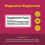 Natural Factors Magnesium Bisglycinate Powder - Whole-Body Health Support Supplement - Natural Magnesium Supplement Supports Bone Strength & Health - 5.1 oz (50 Servings)