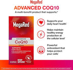 MegaRed Advanced CoQ10 Supplements- 200mg Per Serving, Powerful Antioxidant that Supports Cellular Energy Production and Protects Against Free Radicals*- 30 Coenzyme Q10 Capsules, 30 Servings