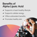 PureFormulas Alpha Lipoic Acid 100 mg ALA Supplement for Liver Support, Antioxidants, Nerve, & Cardiovascular Health Acido Alfa Lipoico 100mg Neuropathy Supplement Non-GMO 60 Tablets