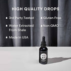 Organic Trace Minerals Electrolyte Drops with Fulvic Acid 2 oz Alkaline Liquid Minerals for Water - Supports Gut Health, Energy, Stamina, and Nutrient Uptake