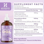 Liposomal DGL Licorice Root Extract - Deglycyrrhizinated Licorice with L-Glutamine, Marshmallow, Clove, and Slippery Elm - Digestive, Stomach Lining, Elimination, Max Absorption, 120 Servings