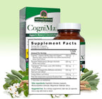 Nature's Answer CogniMax 1330mg Supplement Blend 60-Capsules | Natural Memory, Concentration and Focus Support | Non-GMO, Vegan, Gluten Free | Single Count