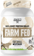 Axe & Sledge Farm Fed 100% Whey Protein Isolate | 25g Protein | Low Carb, Low Sugar, Gluten Free | Protein Powder for Men and Women | Keto | Made in the USA | 28 Servings, Vanilla Milkshake