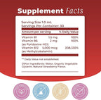 Vitamin B12 Sublingual Liquid Drops (5000 mcg) Plus B1 & B6 in Fastest Absorption Way. Best Formula to Support Brain Cells & Nerve Tissue, Enhance Red Blood Cell Function, Increase Energy & Metabolism