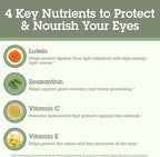 Quantum Health See Lutein+, Lutein & Zeaxanthin Eye Supplement, with Eye Vitamins C and E, Helps Maintain Overall Eye Health - 30 Softgels, 30-Day Supply