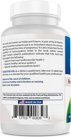Best Naturals Folic Acid 1000 mcg (Vitamin B9), 240 Tablets (1000 mcg (Pack of 3))