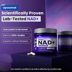 PHM NAD Resveratrol Supplement - 10,000mg Extra Strength | NAD+ Liposomal Supplements for Men and Women | NMN & NMNH Alternative | 90 Capsules, 1.5 Months Supply