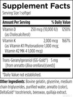 Designs for Health D-Evail 10K - 10,000 IU Vitamin D Supplement with Vitamin K (K1, K2 as MK-4) + GG - Bone, Cardiovascular + Immune Support - Improved Bioavailability Vitamin D3 (60 Softgels)