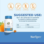 MaryRuth Organics Vegan Vitamin C Gummies | 2 Month Supply | Immune Support Supplement for Adults & Kids | Chewable Vitamin C Gummy Vitamins | Non-GMO | Pectin Based | 60 Count