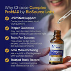 BioSource Labs Complex ProMAX Premium Diet Drops 2 oz (2 Bottle Pack) - 60 Day Supply