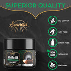 600 MG Shilajit Resin - Shilajit Supplement with Fulvic Acid & 85+ Trace Minerals for Energy, Immunity, Brain Power, 30 Grams