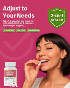 Probiotics and Prebiotics for Women pH Balance & Digestion - 60 Billion Vaginal Probiotic with Cranberry & D-Mannose for Gut, Urinary, Immune Health, Vegan & Non-GMO | 180 Capsules