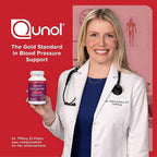 Qunol Blood Pressure Support, 3 in 1 Beets + CoQ10 + Grape Seed Extract, Beet Root Capsules That Supports Healthy Blood Circulation & Heart Healthy Energy, 60 Count (Pack of 4)