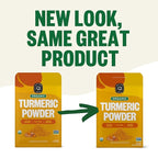 FGO Organic Turmeric Powder w/Curcumin, 1 Pound / 16oz Bulk Resealable Pouch, USDA Organic and Non-GMO, Sourced from India, Packaging May Vary (Pack of 1)