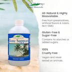 Eidon Mineral Wellness Support Liquid Supplement - Ionic Trace Mineral Drops to add to Water, Calcium, Magnesium, Zinc, Manganese, Silica, Sulfur, Boron, Bioavailable - 18 oz