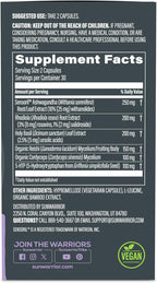 Ashwagandha, Rhodiola, Reishi & 5-HTP for Stress-Free Focus Active Focus & Balance Capsules Caffeine-Free Nootropic for Calm Energy & Mental Clarity, Mood & Immune Support 60 Vegan Capsules