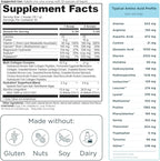Ancient Nutrition Advanced Multi Collagen Protein Powder Hydrate, Lemon Lime, 30 Servings