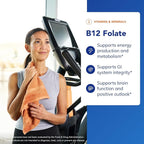 Pure Encapsulations B12 Folate - Energy Supplement to Support Nerves, Energy Metabolism & Cognitive Support* - with Vitamin B Folate as Metafolin - 30 Capsules