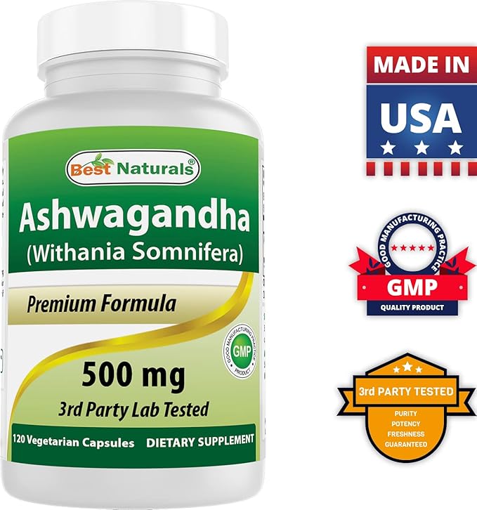 Best Naturals D-Mannose 1500 mg & Ashwagandha Extract 500 Mg