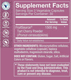 The Vitamin Shoppe Tart Cherry Extract - Post-Workout Recovery & Antioxidant | Freeze-Dried Montmorency | 90 Veggie Caps | Non-GMO