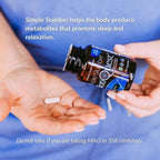 BiotiQuest Simple Slumber Probiotics to Help Improve Sleep Quality and Gut Health, 18 Billion CFU, Non-GMO, and Gluten Free, 30 Capsules