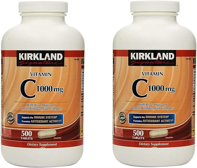 Kirkland Vitamin C with Rose Hips and Citrus Bioflavonoid Complex (1000 mg)