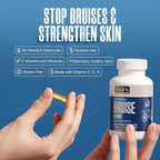 ZAX'S Bruise Vitamin Pharmacist Developed Bruising Supplements Potent Bruising Swelling Reducer, Zinc, Vitamin K, D3, Ascorbic Acid, Citrus Bioflavonoids, 60 Caps, Combine Arnica Bruise Cream