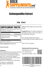 BulkSupplements.com Ashwagandha Root Extract Powder - Ashwagandha Supplement, Herbal Supplement - Vegan & Gluten Free, 600mg per Serving, 250g (8.8 oz) (Pack of 1)