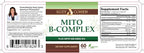 Script Essentials Suzy Cohen, Mito B Complex Dietary Supplement, 5-MTHF, Adeno B12, Methylation Support, Supports Healthy Nervous System, Boost Energy, Vitamin B, 60 Servings