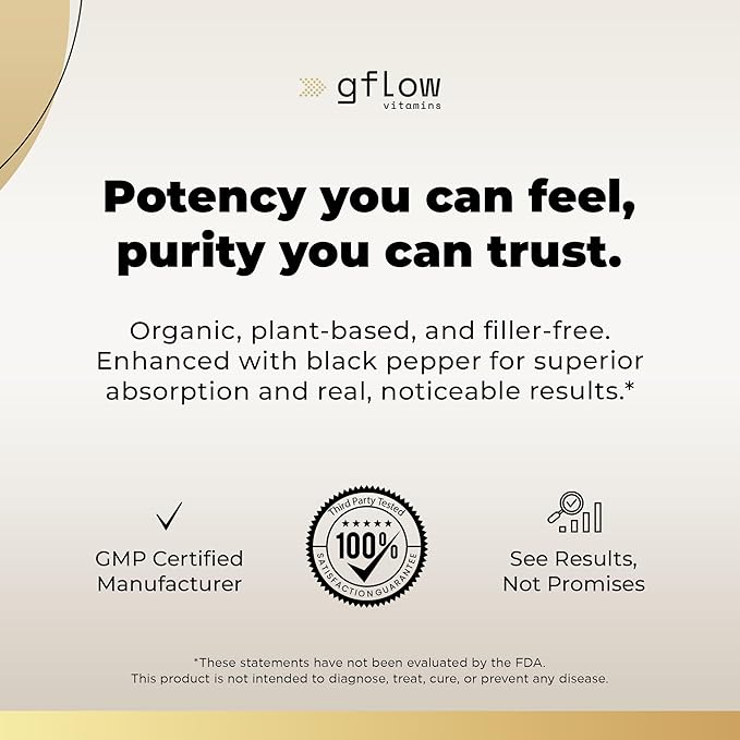 Organic Maca Root Capsules for Women & Men - Black, Red, Yellow Peruvian Maca Root Extract & Black Pepper - 120 Vegan Pills - Supports Energy, Performance & Mood | Made in USA