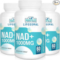 Liposomal NAD+ 1000 mg Supplement | High Bioavailability Liposomal Delivery | Cellular Energy & Wellness Support | Pure NAD+ Dietary Supplement | 180 Softgels