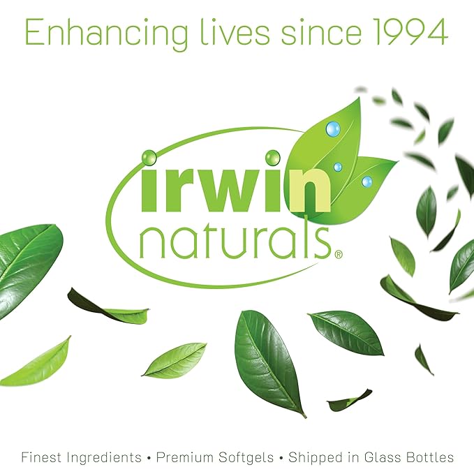 Irwin Naturals Mega B-Complex - 60 Liquid Softgels - Vitamin B Complex with Vitamin B12, Folate B9, Biotin B7, B1, B2, B3, B5, B6, and Quick Energy MCTs