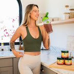 Organic Muscle Organic Pre Workout Powder, Lemon Berry — USDA Organic Superfood Blend | Maca, Beet Root, Cordyceps, Rhodiola | 150mg Natural Caffeine, Vegan, No Jitters, 20 Servings
