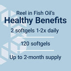 Life Extension Mega EPA/DHA, Omega-3 Fatty acids, Heart & Brain Health, Non-GMO, Gluten-Free, 120 softgels (Pack of 2)